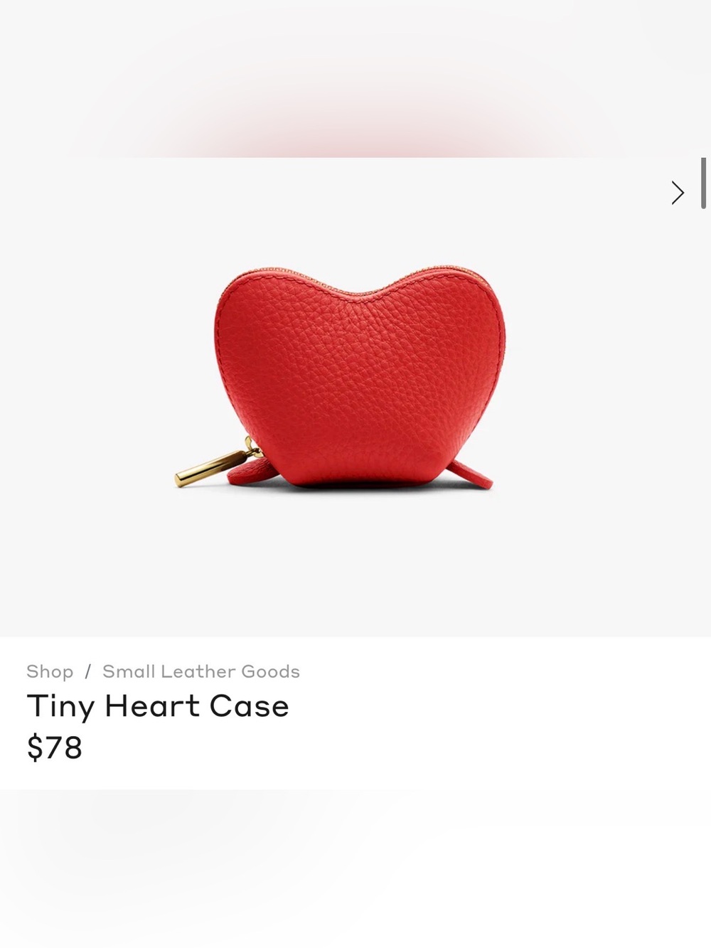 Cuyana Red Heart Case